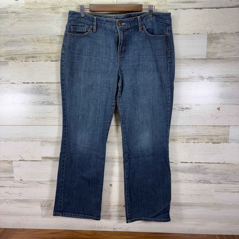 Loft Original Boot Cut Medium Wash low rise jeans pants‎ size 14P
